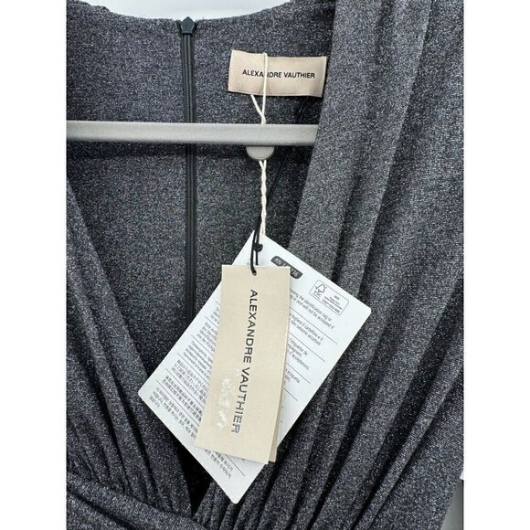 Alexandre Vauthier Metallic Evening Maxi Dress NWT - Picture 10 of 12